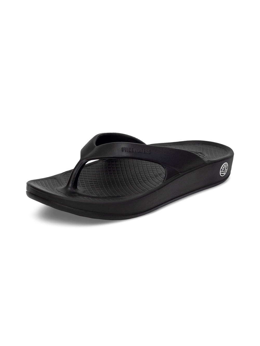 Freewaters Men’s Black Flip-Flops - Classic Comfort Sandals Cloud9 Ultra Sz12 - Picture 4 of 8